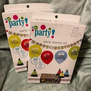 New 2 Game Themed Birthday Party Kit